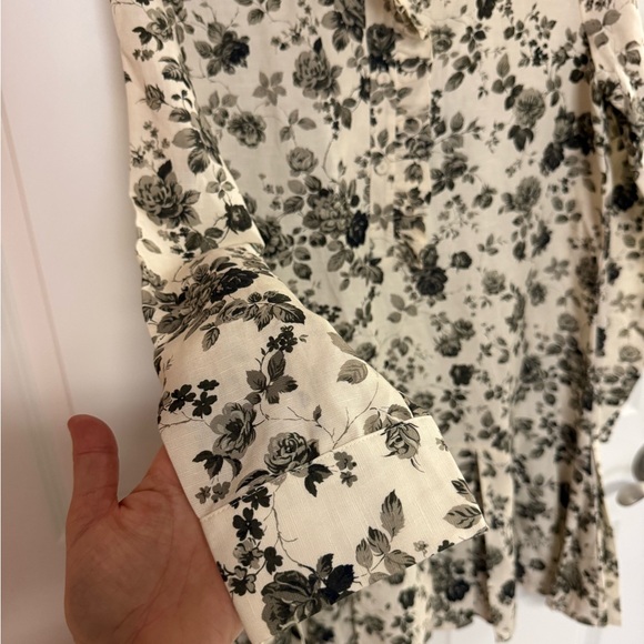 Tuckernuck Faded Roses Long Sleeve Drop Waist Tate Mini Dress - Picture 7 of 15